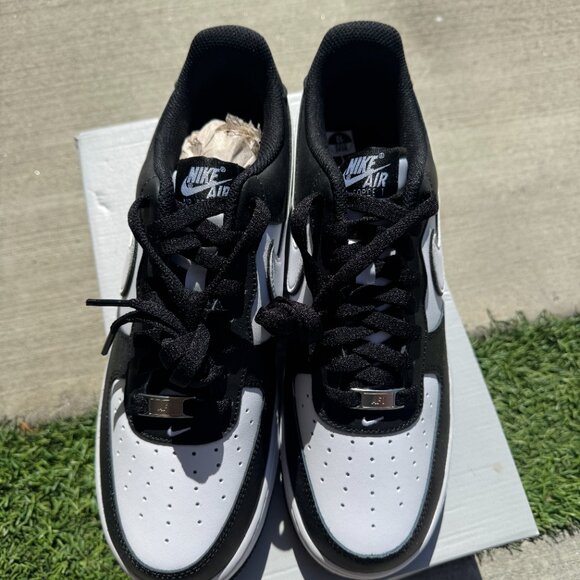 Nike Air Force 1 Low 07 Panda Black White Men's Size 10 DV0788-001 - Picture 2 of 6